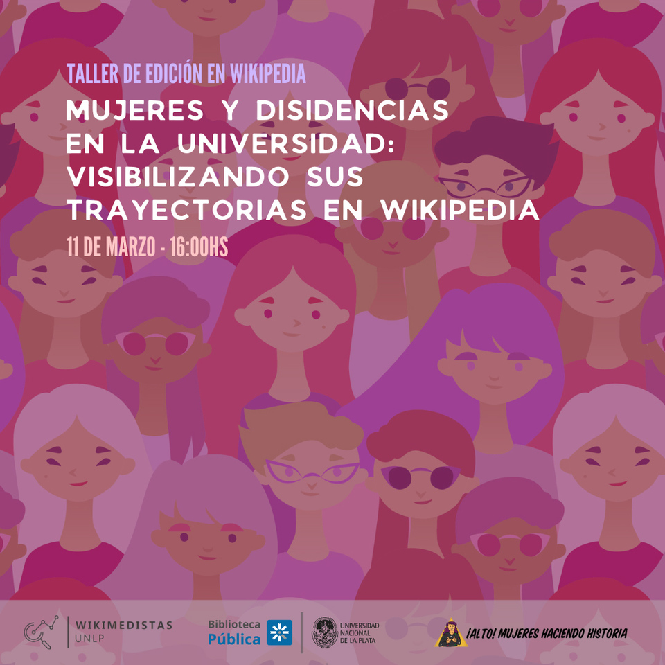 Mujeres y disidencias en la Universidad: Visibilizando sus trayectorias en Wikipedia