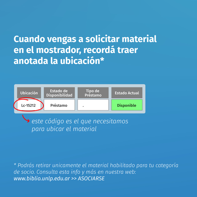 Material en préstamo o de consulta Material en préstamo o de consulta