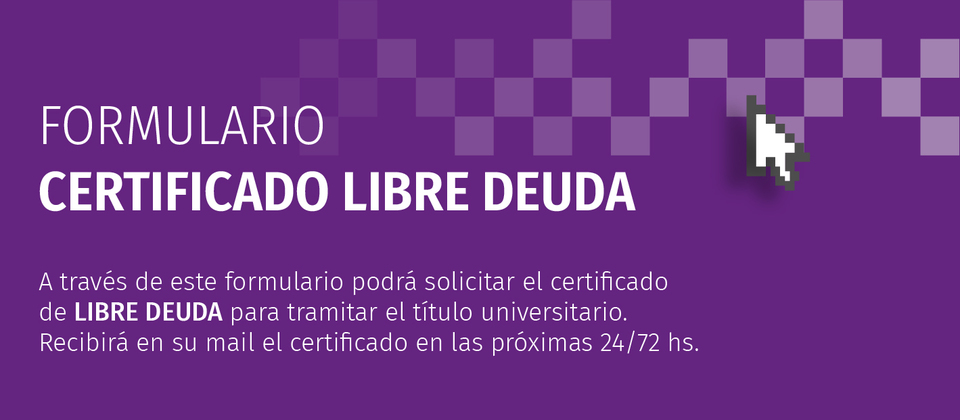 Formulario Libre Deuda