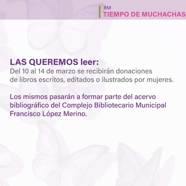 TIEMPO DE MUCHACHAS EN EL PALACIO LÓPEZ MERINO