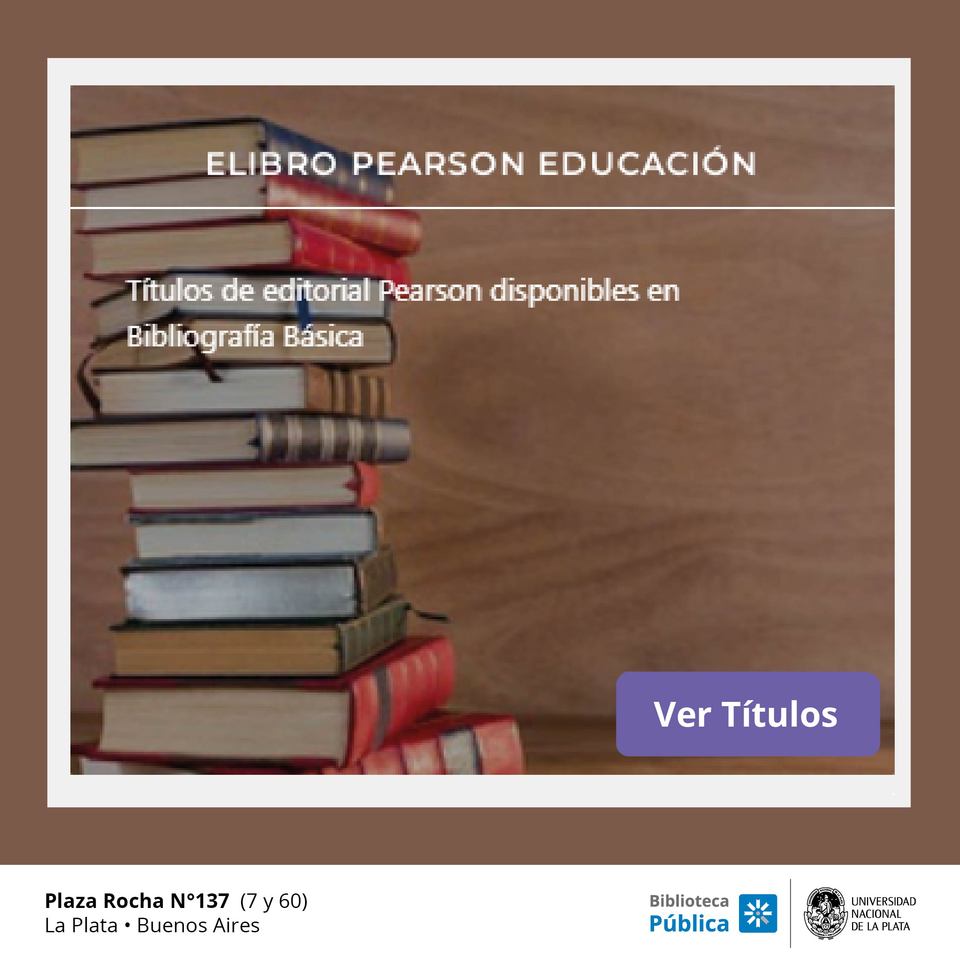 Nuevos accesos libros y revistas digitales: Pearson y EBSCO