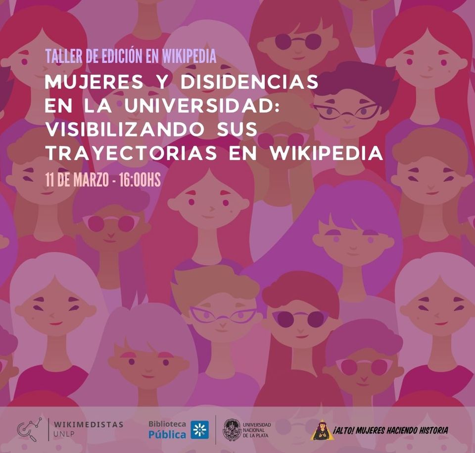 Mujeres y disidencias en la Universidad: Visibilizando sus trayectorias en Wikipedia