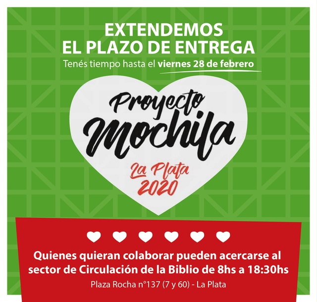 Proyecto Mochila 2020 Proyecto Mochila 2020
