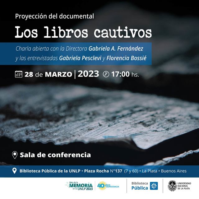 Flyer Documental Libros Cautivos Flyer Documental Libros Cautivos
