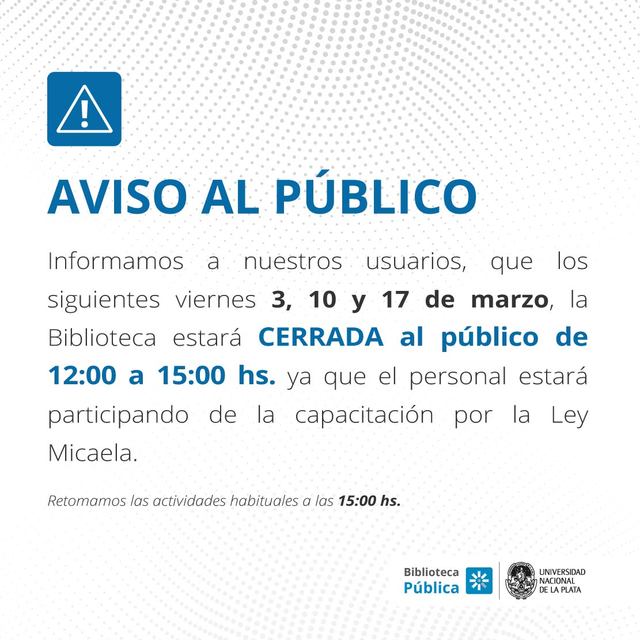 Aviso Ley Micaela Marzo Aviso Ley Micaela Marzo