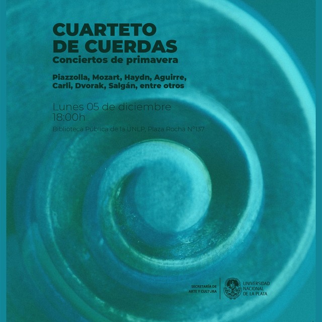 FLYER Cuarteto de Cuerdas UNLP FLYER Cuarteto de Cuerdas UNLP